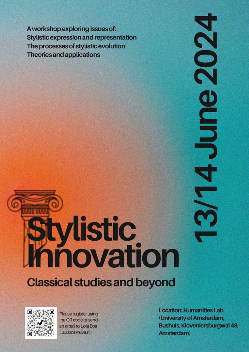 Workshop 'Stylistic Innovation: Classical Studies and beyond' (Day 2)