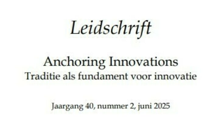 Save the Date: presentatie Leidschrift Anchoring Innovations 6 november 2025